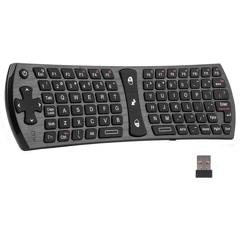 Mini air mouse wireless si tastatura Rii i24 full qwerty - imagine 7